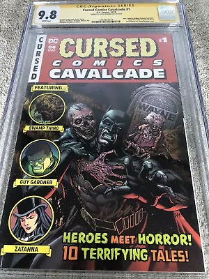 Buy Batman Cursed Comics Cavalcade 1 CGC SS 9.8 Mahnke EC Terror Homage 12/18 • 157.68£