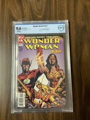 Buy DC Wonder Woman #214 CBCS 9.6 W Lord Of The Rings Card Insert Cheetah Zoom Flash • 83.12£