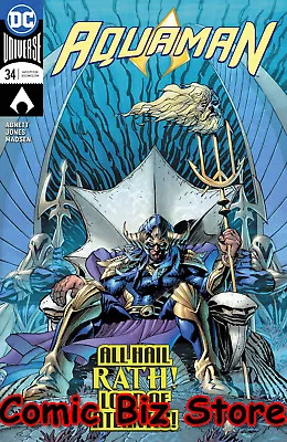 Buy Aquaman #34 (2018) 1st Printing Dc Universe Rebirth Bagged & Boarded • 3.25£
