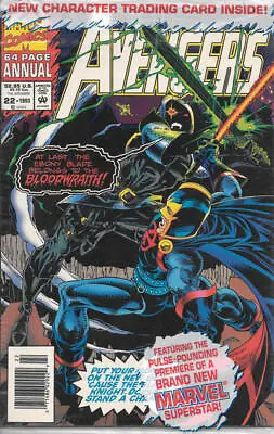 Buy Avengers, The Annual #22 (Newsstand) (with Card) FN; Marvel | 1st Appearance Blo • 12.86£