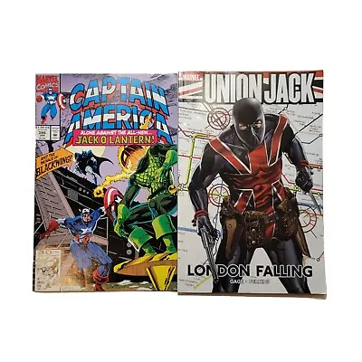 Buy LOT Of 2 - Marvel Comics Captain America #396 AND Union Jack: London Falling • 19.46£