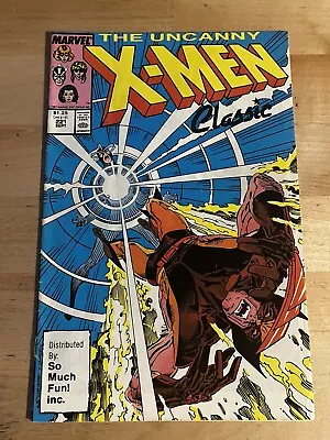 Buy UNCANNY X-MEN #221 1987 CLASSIC COVER 2ND PRINT  1ST APP MR SINISTER So Much Fun • 43.93£