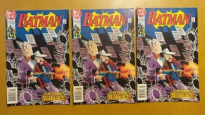 Buy Batman #475 1st Appearance Of Renee Montoya (Question II) Newsstand Lot Of 3 • 14.22£