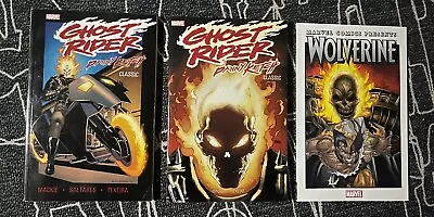 Buy GHOST RIDER DANNY KETCH CLASSIC VOL 1 & 2, And MARVEL PRESENTS WOLVERINE TBP LOT • 55.97£