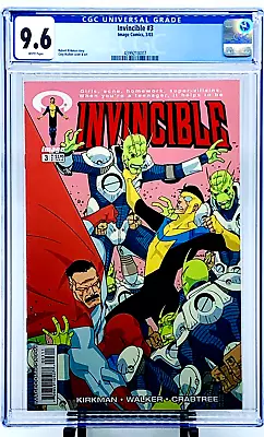 Buy Invincible #3 CGC 9.6 WP 2003 Image Comics Omni-man 1st Flaxens NEW CLEAR CASE • 111.52£