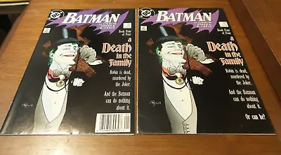 Buy Batman #429 (1988) Death In The Family Part 4 Direct & Newsstand Lot Of 2 • 12.22£