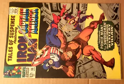 Buy Tales Of Suspense #88 Iron Man Captain America. Beautifull Copy Might Press Up • 11.07£