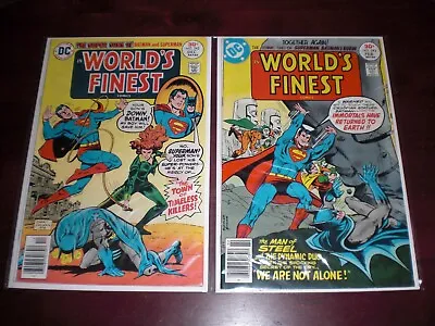 Buy Worlds Finest  Superman/batman  1977  Fn/vf  No.242 & No.243  Dc  Comics * L@@k* • 12.66£