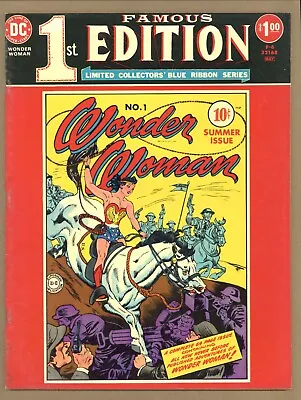 Buy Famous First Edition F-6 FN Wonder Woman #1  Exact  GIANT Reprint 1975 DC S734 • 10.60£