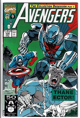 Buy Avengers #334 (1991) Andy Kubert Cover First Appearance Of Thane Ector • 3.99£