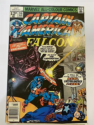Buy CAPTAIN AMERICA #219 Marvel Comics 1978 UK Price NM- • 3.69£