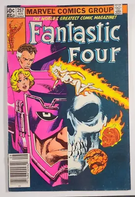 Buy Fantastic Four #257 Low HIgh Grade Galactus John Byrne Marvel 1983 • 3.94£