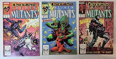 Buy The New Mutants Comic Bundle X3 #71,#72,#73 • 9.99£