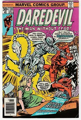 Buy Daredevil #138 Oct 1976 Fine+ 6.5 Marvel Comics  • 14.89£