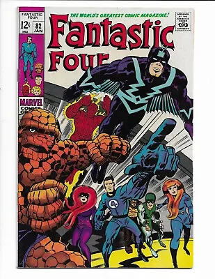 Buy Fantastic Four 82 - F 6.0 - 1st Appearance Of Zorr - Black Bolt - Maximus (1969) • 48.21£