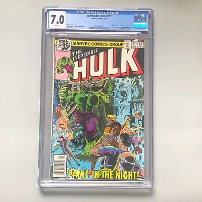 Buy The Incredible Hulk 231 CGC 7.0 Doc Samson Karla Sofen Appearance Marvel Comics • 40.02£