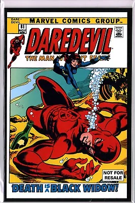Buy DAREDEVIL #81 With BLACK WIDOW Marvel Legends Reprint VF (8.0) • 5.59£