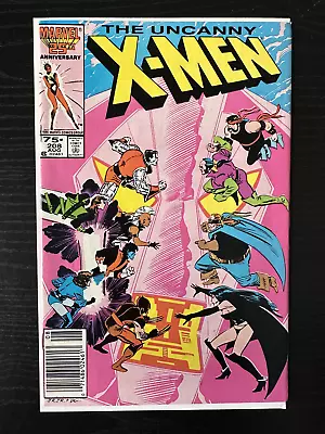 Buy Uncanny X-Men #208 Newsstand VF+ 1986 Marvel Comics • 3.21£