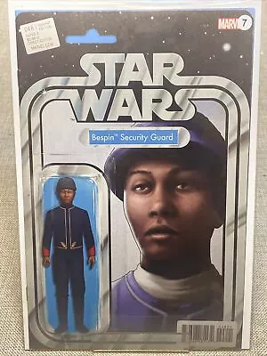 Buy Star Wars #48 Marvel Comics NM+ Bespin Security Guard Action Figure Variant 2018 • 13.58£