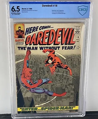 Buy Daredevil #16 CBCS 6.5! 1st John Romita Spider-Man! Stan Lee! 1966! Not CGC! • 263.83£