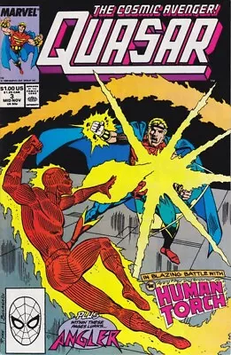 Buy Free P & P; Quasar #3 (Nov 1989):  Vs. The Human Torch! • 4.99£