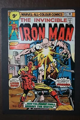 Buy Marvel Comics. The Invincible Iron Man. No's 85-86 1976. Mixed Condition • 2£