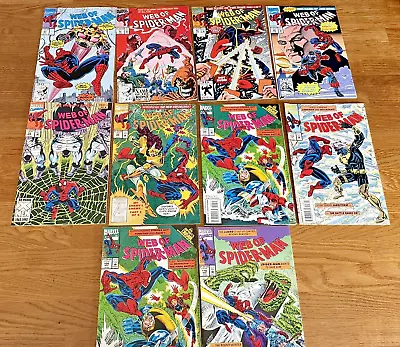 Buy 10 Web Of Spider-Man Marvel Comics  - Job Lot Copper & Modern Age Comic Bundle • 25£
