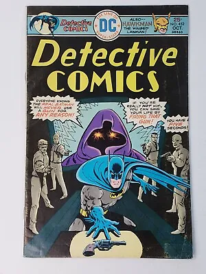 Buy Detective Comics 452 DC Comics Batman Hawkman Bronze Age 1975 • 12£