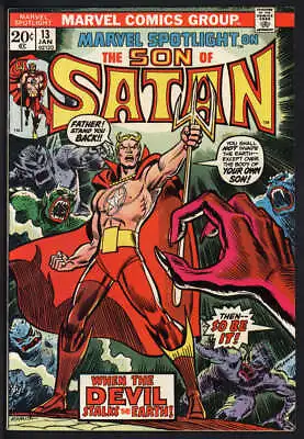 Buy Marvel Spotlight #13 5.0 // Origin Of Son Of Satan Marvel Comics 1974 • 27.18£