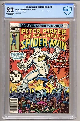 Buy Spectacular Spider-Man #9 (CBCS 9.2) White Tiger Newsstand 1977 Marvel J697 • 39.53£