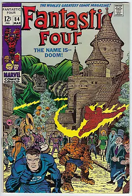 Buy Fantastic Four 84 (1969) F/VF 7.0 Kirby/Sinnott-a Doom Nick Fury Prisoner Homage • 30.74£