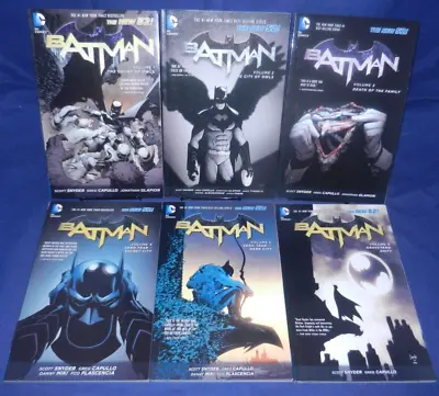 Buy Batman The New 52! Vol 1-6, All Signed By Scott Snyder, VG, PB, Capullo, Glapion • 123.33£