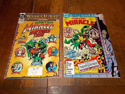 Buy Mister Miracle Special #1 + Justice League International Special #1 DC 1987 1990 • 10.99£