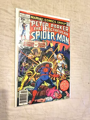 Buy Peter Parker The Spectacular Spider-Man Marvel Comic Issue #12 1977 • 11.19£