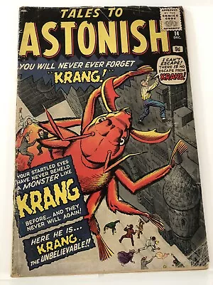 Buy Tales To Astonish #14 - 1960 - 9d - Marvel Silver Age - F/G(1.5) - Rare • 21£