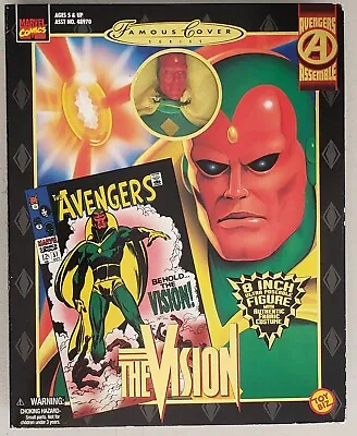 Buy Marvel Comics Famous Cover Series Avengers Assemble The Vision 8  Ultra Poseable • 45£
