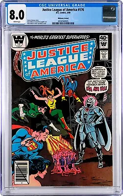 Buy Justice League Of America #176 CGC 8.0 (Mar 1980, DC) Conway, Whitman Variant • 37.95£