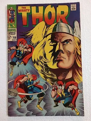 Buy 1968 The Mighty Thor  Vol. 1 #158 Marvel Comics VG • 10.46£