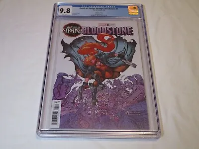 Buy CGC 9.8 Marvel Comics The Death Of Doctor Strange Bloodstone #1 Variant Cover • 46.84£