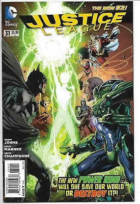 Buy Justice League #31 1st Full Jessica Cruz Power Ring Green Lantern DC 2014 NM • 31.61£