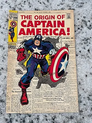 Buy Captain America # 109 FN/VF Marvel Comic Book Avengers Hulk Thor Iron Man 11 MS1 • 157.69£