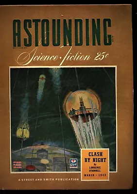 Buy Astounding Science-Fiction 1 VG/F 5.0 March 1943 Pulp • 24.12£