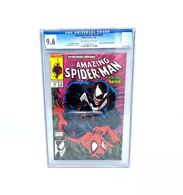 Buy MARVEL COMICS - AMAZING SPIDER-MAN #316  Venom Is Back!  CGC 9.6 NM June 1989 • 375£