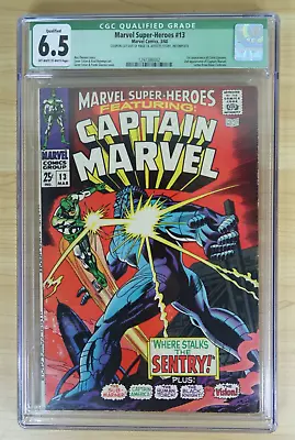 Buy Marvel Super Heroes #13 Captain Marvel First Carol Danvers CGC 6.5 Green Label • 136.60£