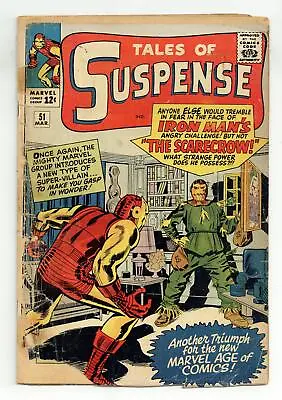 Buy Tales Of Suspense #51 PR 0.5 1964 • 37.20£