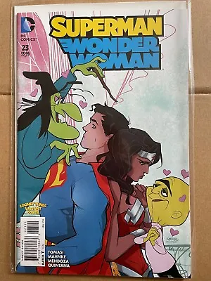 Buy DC Comics Superman And Wonder Woman No. 23 Looney Tunes Variant Cover • 5£
