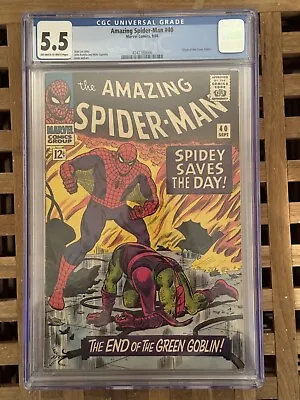 Buy Marvel Amazing Spider-man 40 - Cgc 5.5 Classic Green Goblin Reveal - Silver Age! • 349.99£