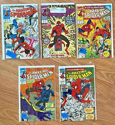 Buy The Amazing Spider-man #340, 341, 343,  349, 350 -**5 Comic Lot** Marvel Comics • 15.77£