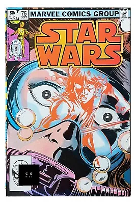 Buy Star Wars #75 Marvel Comics 1983 1st Print Direct Edition Cent Copy VF+ • 14.99£