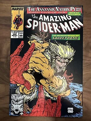 Buy The Amazing Spider-man Issue #324 Todd Mcfarlane Assassination Plot Grade Vf- • 8.95£